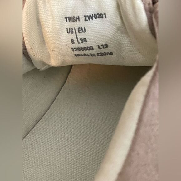 ALL SAINTS Trish suede platform sneaker in Dirty Pink. US 8/39 - Picture 10 of 13